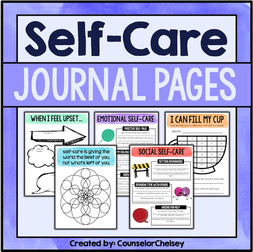 Self Care Journal Pages