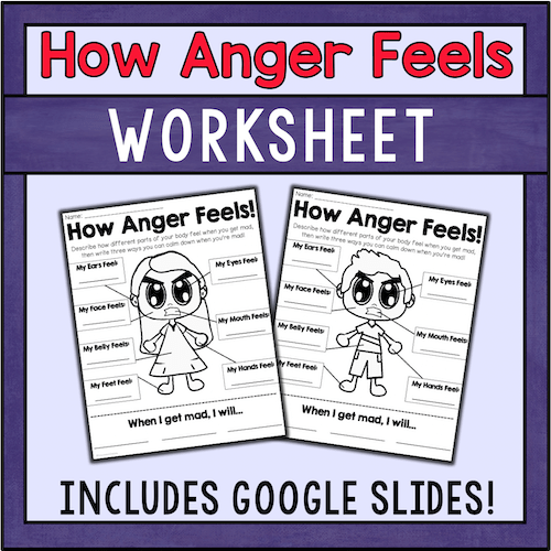 Anger Management Worksheet - How Anger Perceives